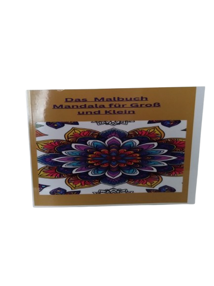 Das Malbuch Mandala für Groß und Klein im Querformat