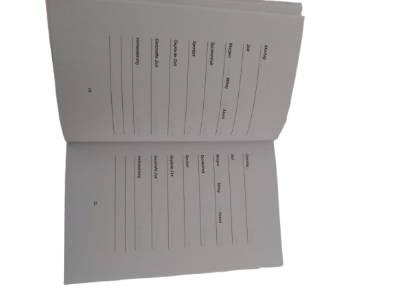 Mein Sportstagebuch- Plan
