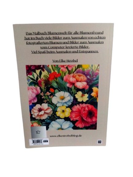 Malbuch Blumenwelt
