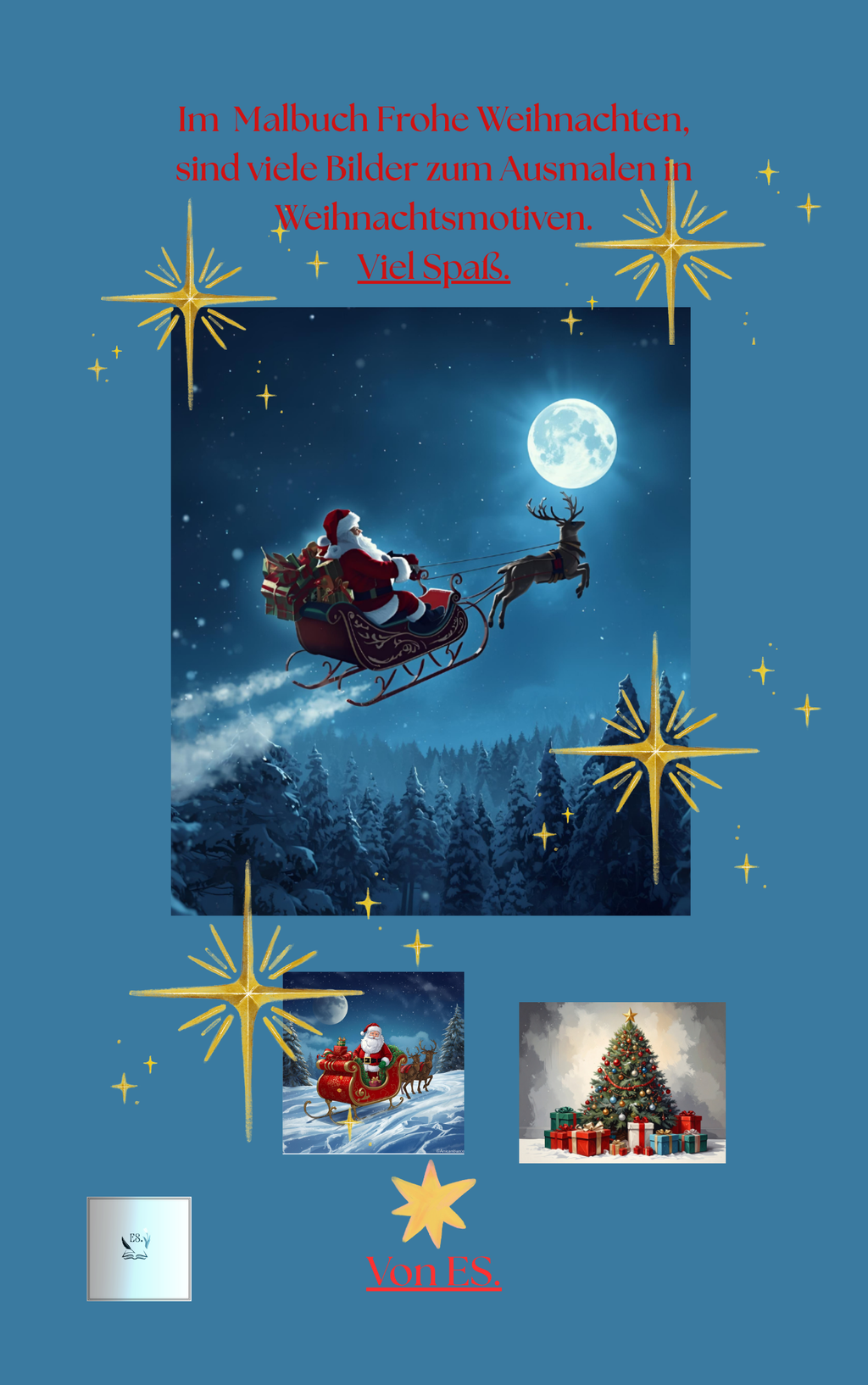 Malbuch Marry Christmas