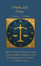 Kalender 2026  Waage