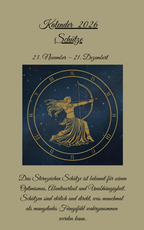 Kalender 2026  Schütze