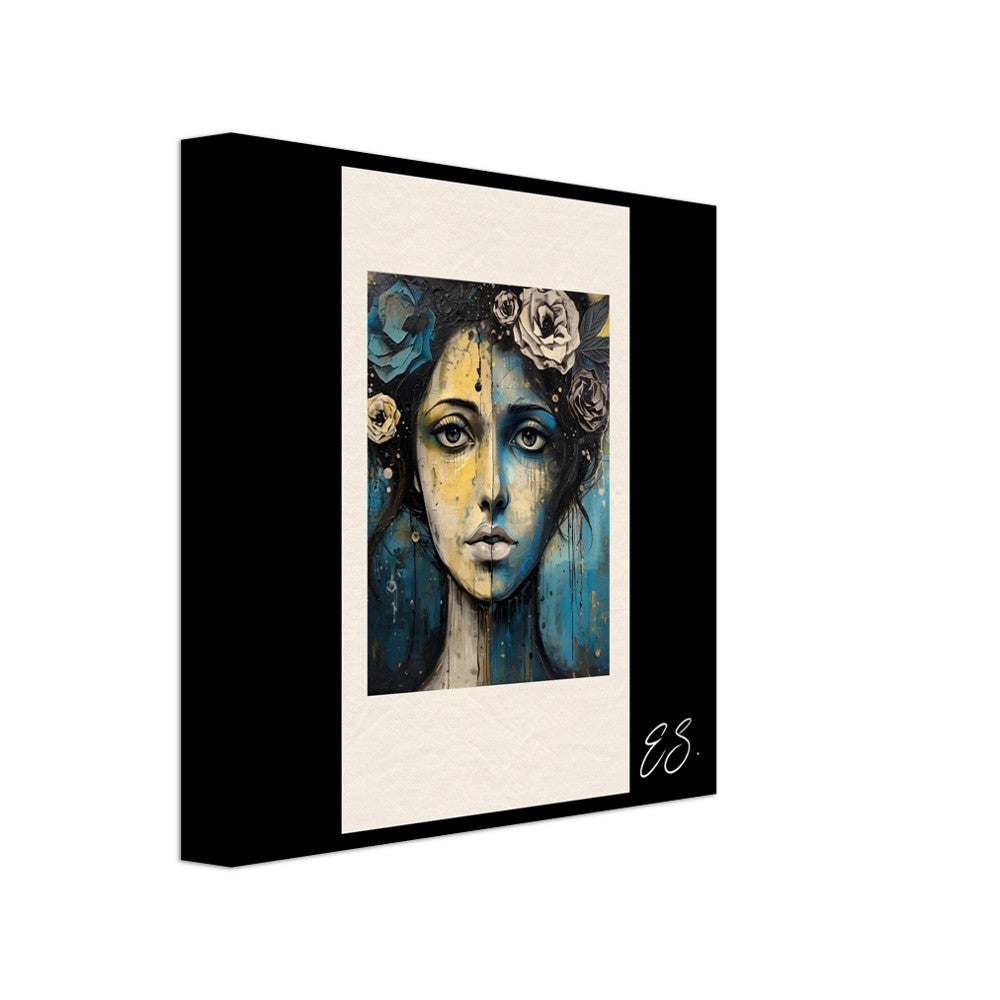 Leinwand blue Feminin