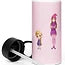 Stainless Steel Water Bottle with a Straw Lid Emmi und die Blumenelfe   rosa