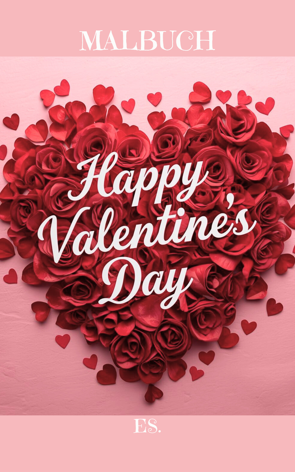 Malbuch Happy Valentines´Day 2 in Deu/ Eng