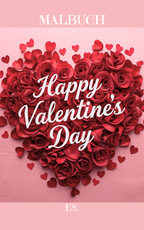 Malbuch Happy Valentines´Day 2 in Deu/ Eng