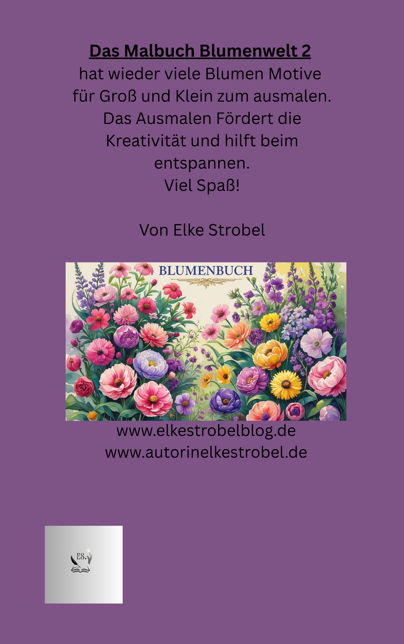 Malbuch Blumenwelt 2