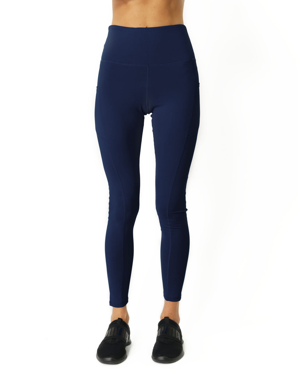 High Waisted Yoga Leggings - Navy Blue 36,99€