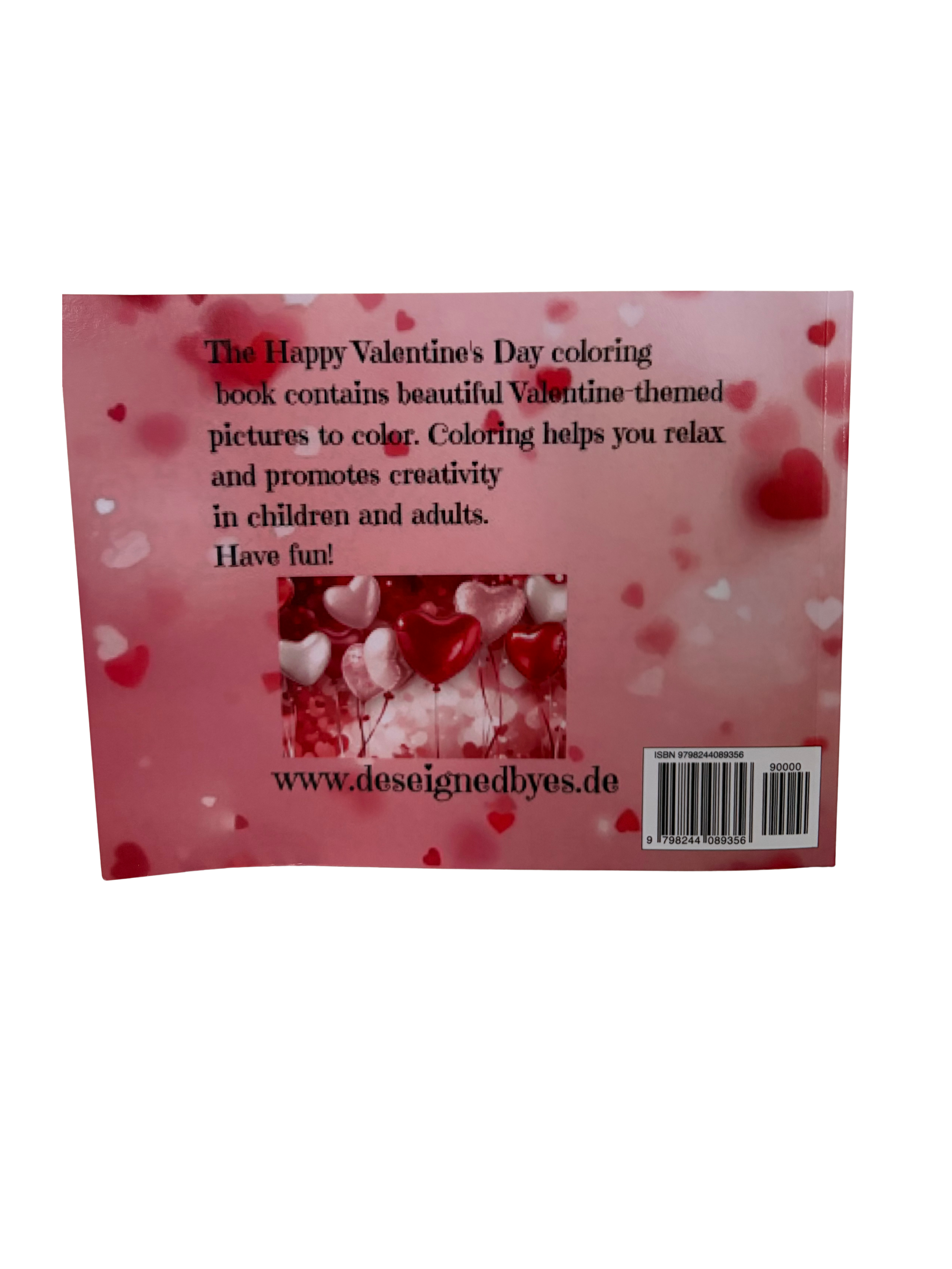 Malbuch Happy Valentins´Day in Deu/ Eng