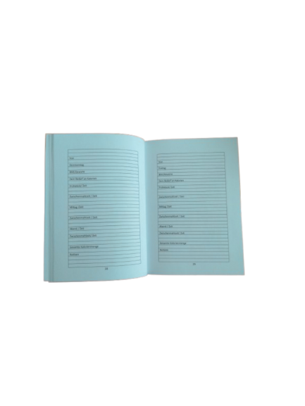 Ernährungshelfer / Tagebuch
