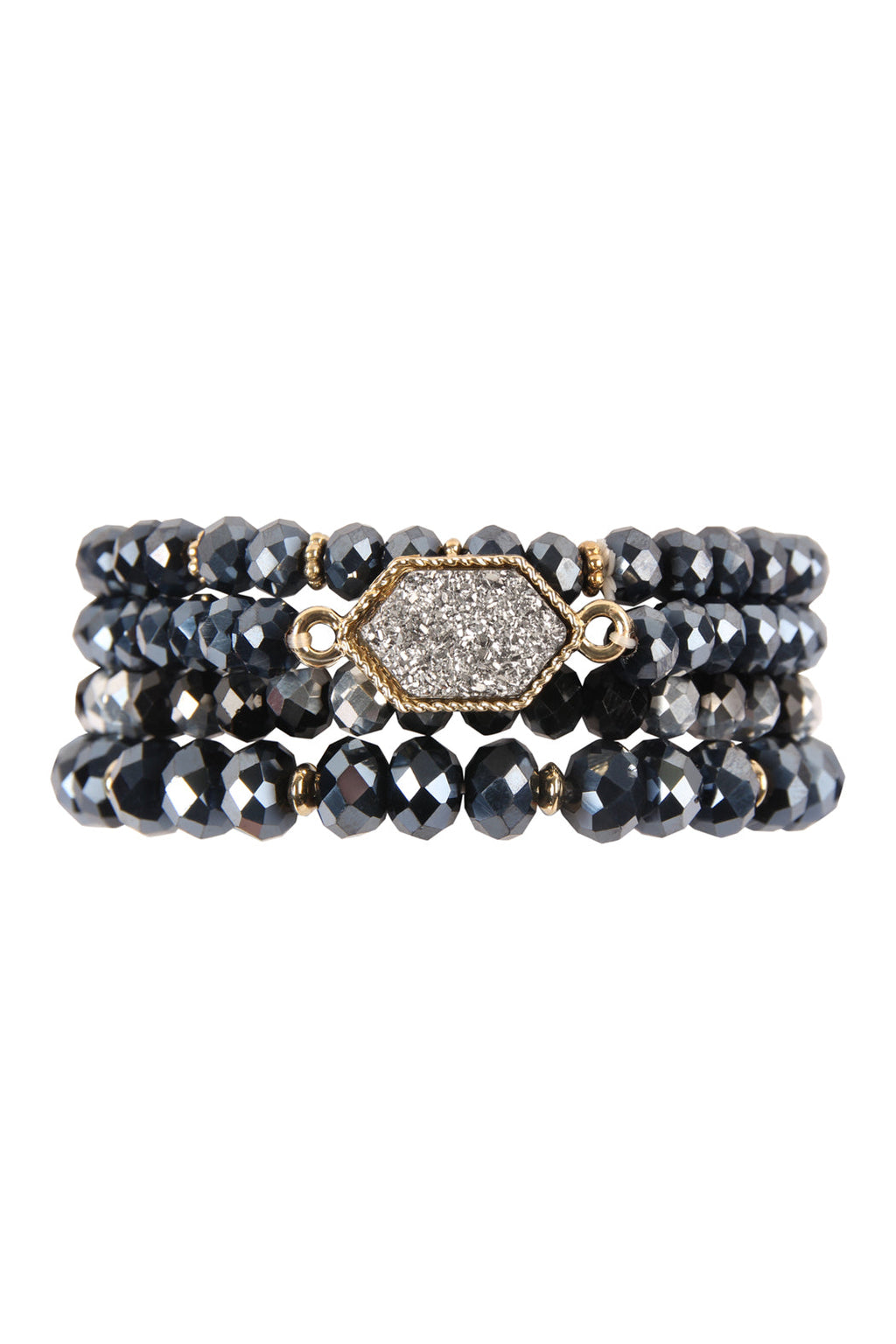 Multiple Line Classy Stack Bracelet