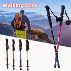 Trekking Poles Shock Absorption Foldable Ultralight Hiking Pole Suitable for