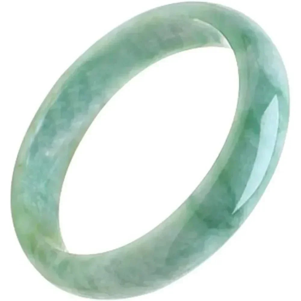 Natural Jade Bangle Bracelet for Women Classcial Retro Chinese Style Hand Jade