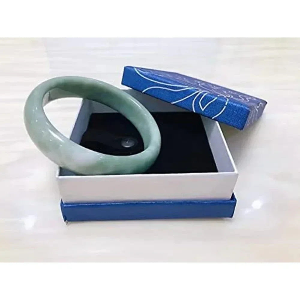 Natural Jade Bangle Bracelet for Women Classcial Retro Chinese Style Hand Jade