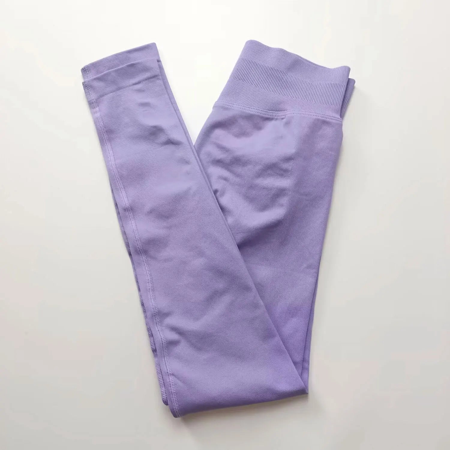 NCLAGEN Impact Leggings Women Seamless Sports Yoga Pants Low Ribbed Band Gym