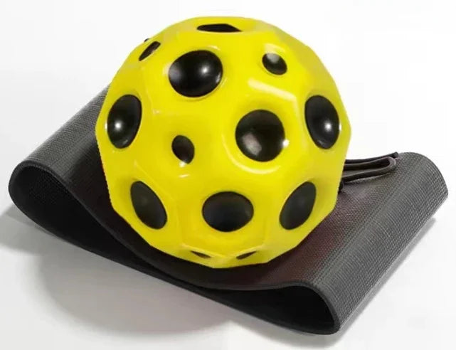 High Elastic Decompression Moon Stone Ball With Rebound Rope for Kids and
