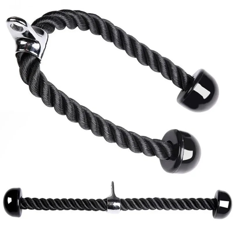 Triceps Lowering Rope Face Pull Handles Push Pull Down Cord for Biceps Back