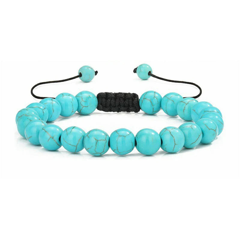 Multiple Style 8mm Natural Tiger Eyes Lava Rock Protection HANDMADE Bracelet