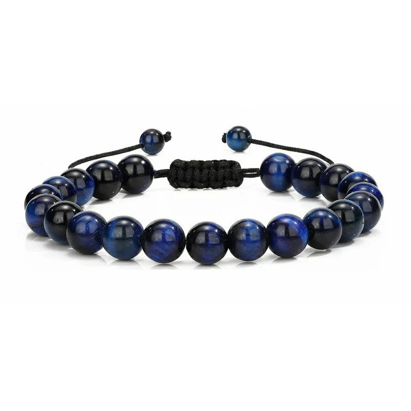 Multiple Style 8mm Natural Tiger Eyes Lava Rock Protection HANDMADE Bracelet