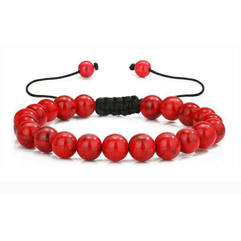 Multiple Style 8mm Natural Tiger Eyes Lava Rock Protection HANDMADE Bracelet