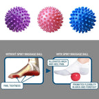7cm Fitness Physiotherapy PVC Ball Hard Spiked Massage Ball Relieve Plantar
