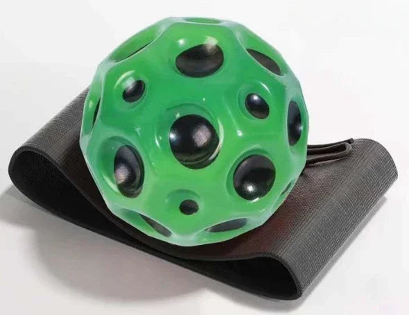 High Elastic Decompression Moon Stone Ball With Rebound Rope for Kids and