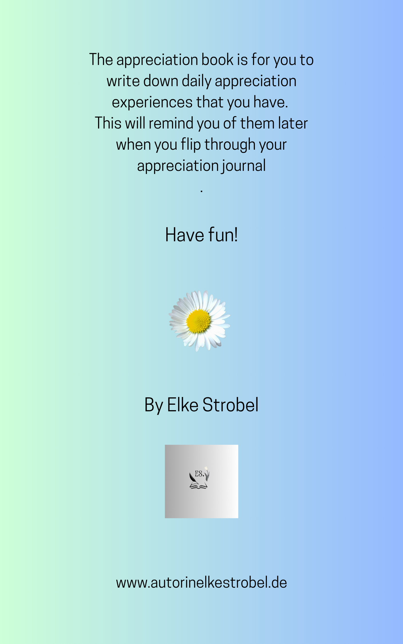 Mein Tagebuch meiner Wertschätzungen für 365 Tage