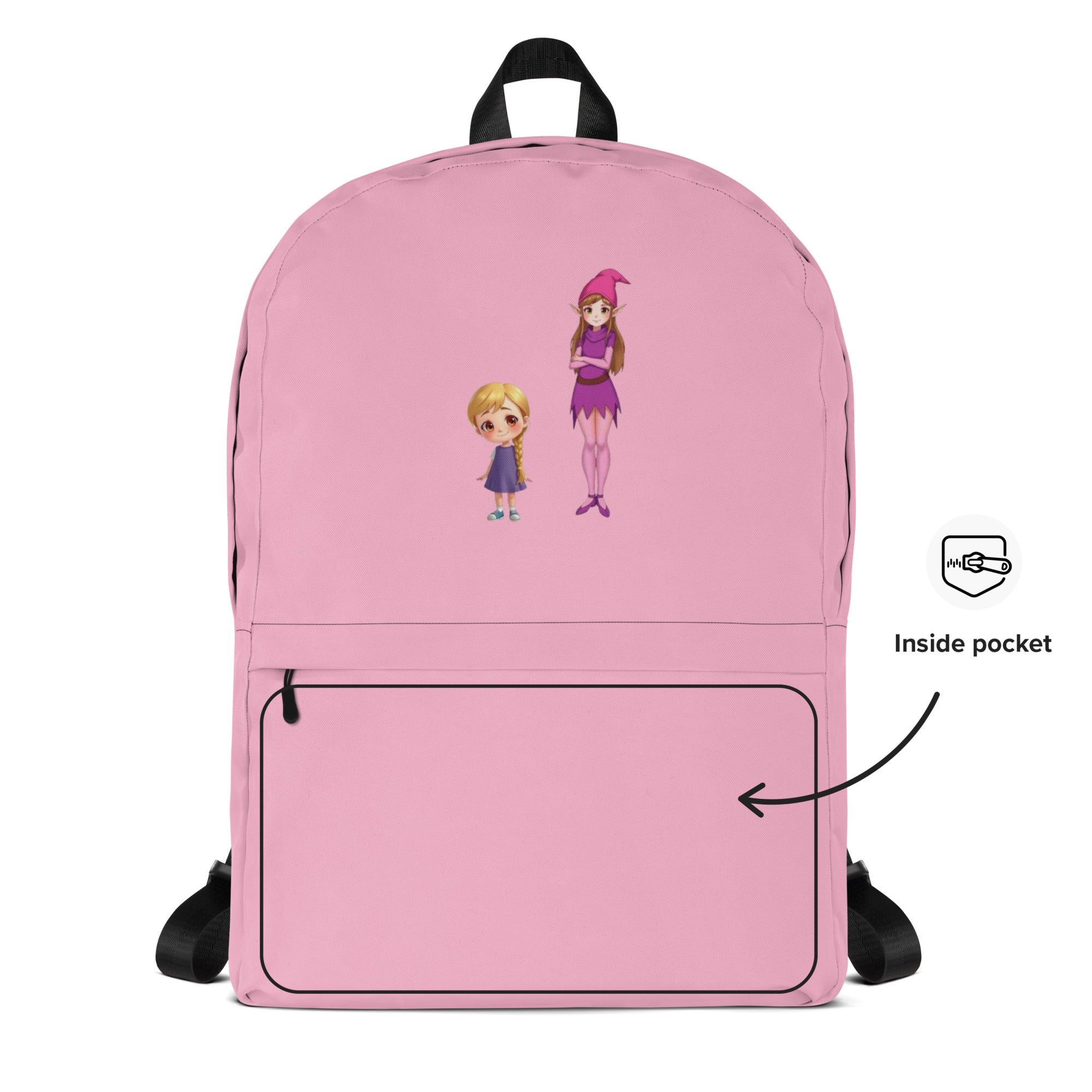 Rucksack Unisex Emmi und die Blumenelfe rosa