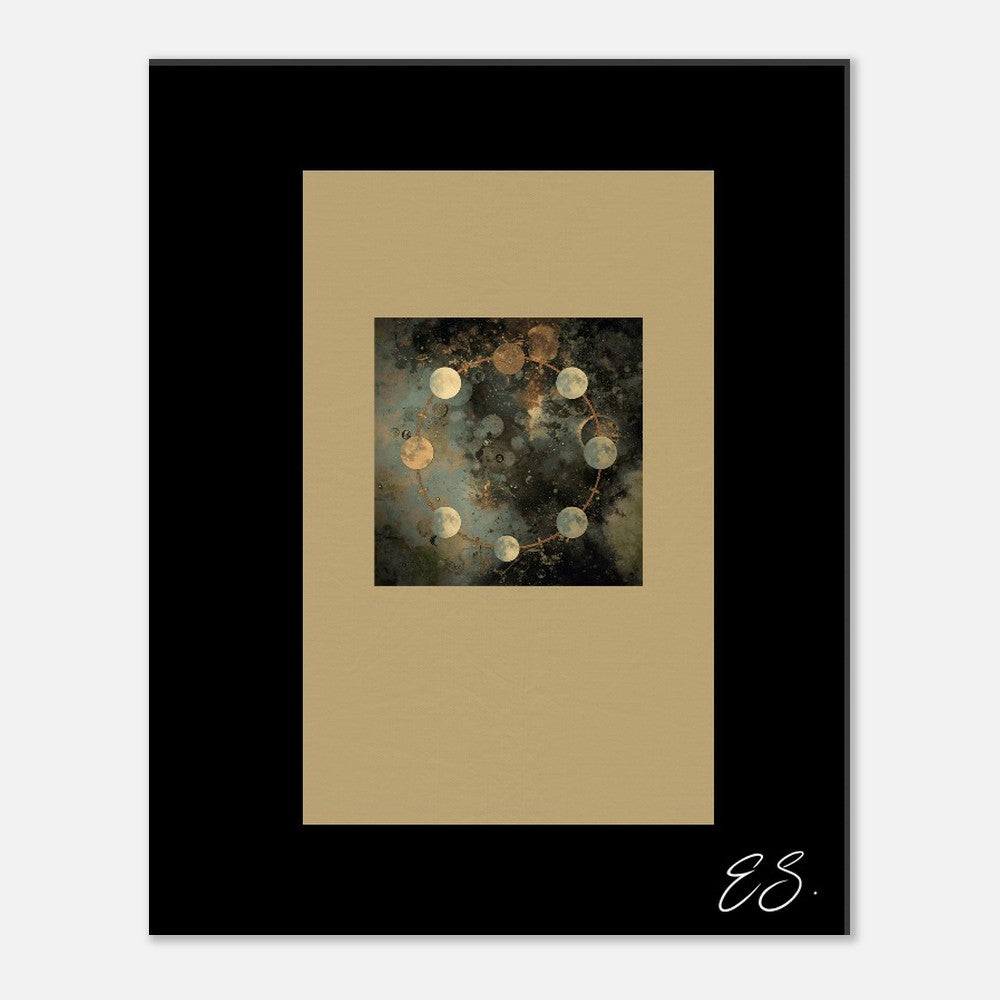 Leinwand Gold  Cycle