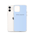 Clear Case for iPhone® light blue