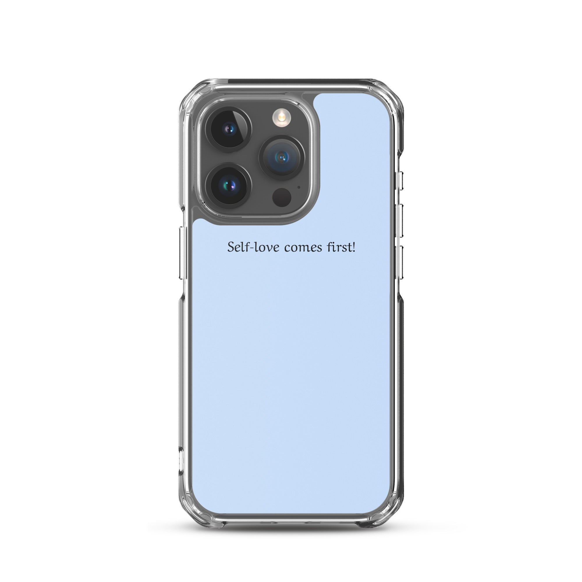 Clear Case for iPhone® light blue
