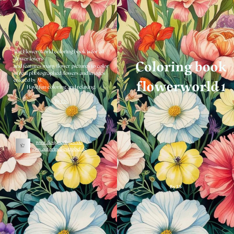 Malbuch Blumenwelt 1