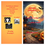 Malbuch Halloween Party Gruselig Gruselig