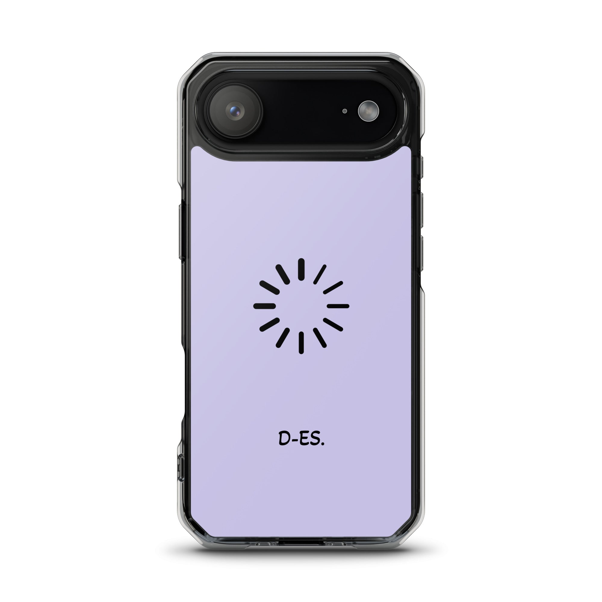 Transparente iPhone®-Hülle mit MagSafe® flieder