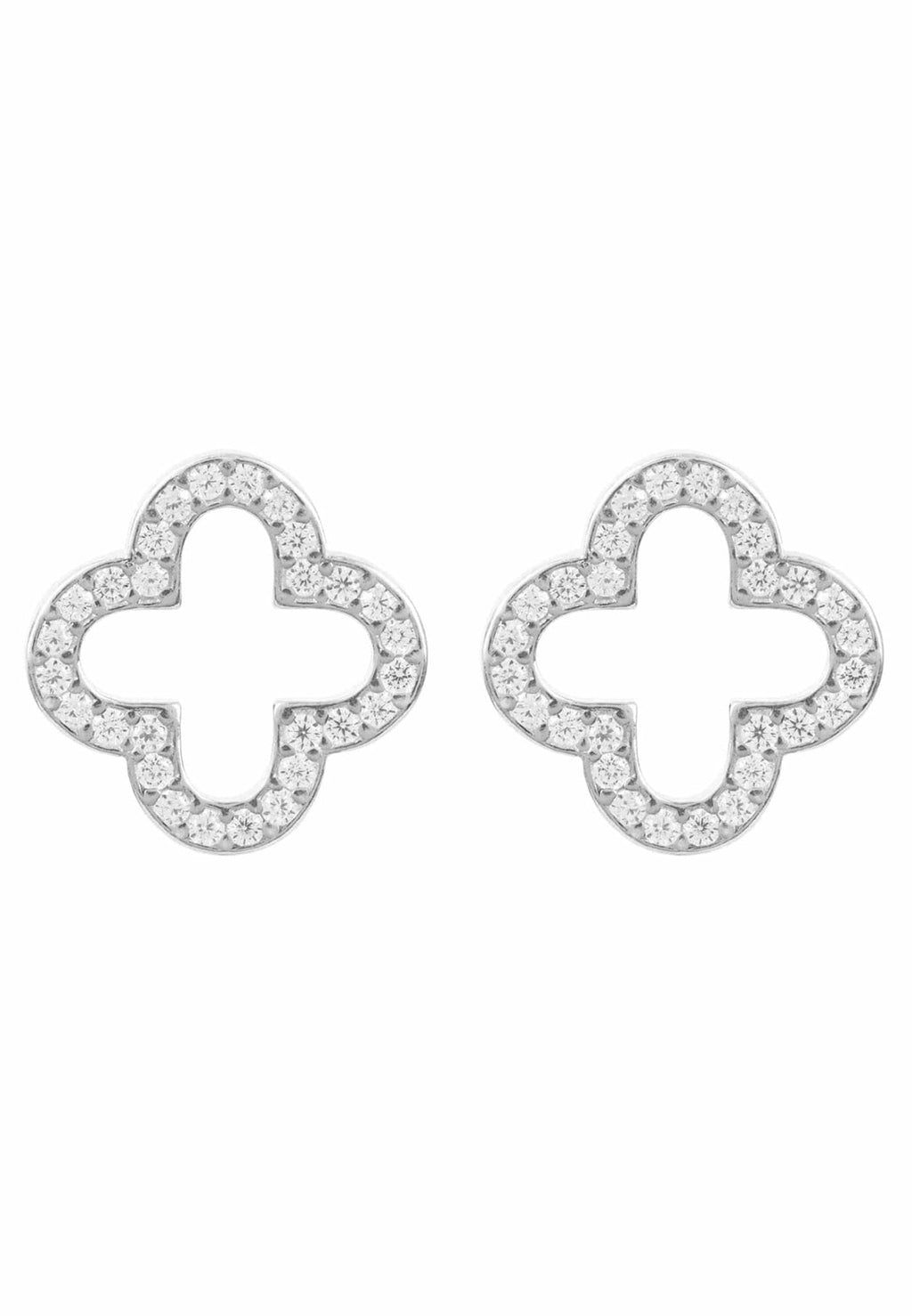 Open Clover Earrings