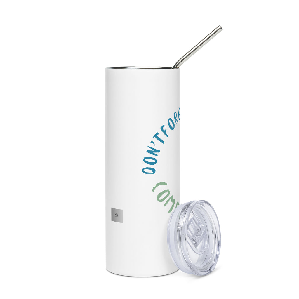 Stainless Steel Water Bottle with a Straw Lid   in Farbe weiß und schwarz 22,00€